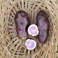 Patatas, todas azules